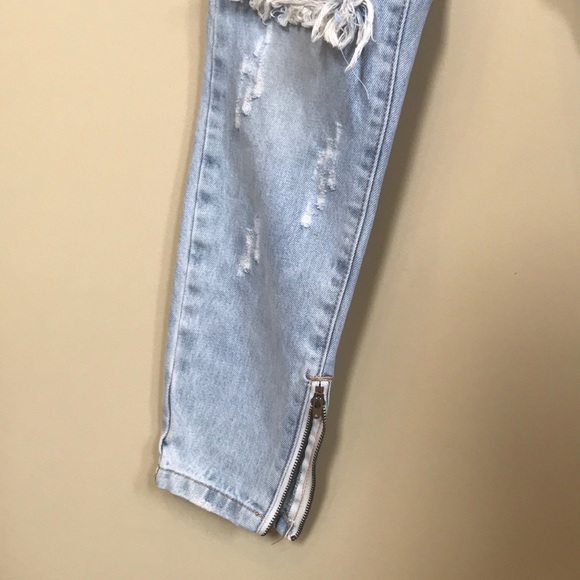One Teaspoon, size 24, trashed free birds jeans. - Picture 2 of 8